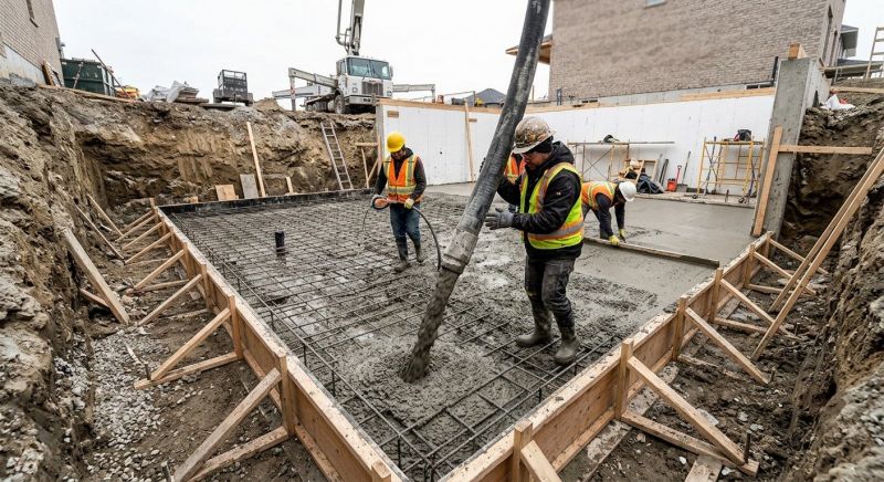 Basement Concrete Pouring in Fredericksburg, VA