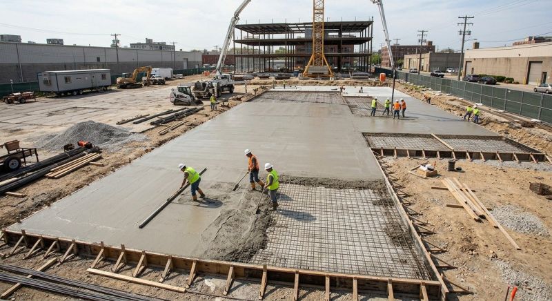Commercial Slab Installation in Clarksville, TN