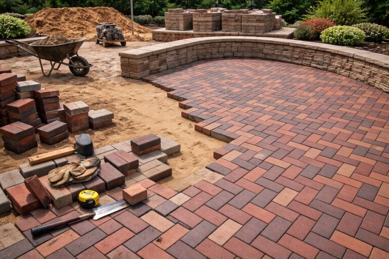 Brick Hardscape Construction in Manchester, NH
