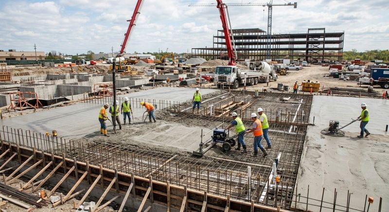 Commercial Slab Construction in Lansing, MI