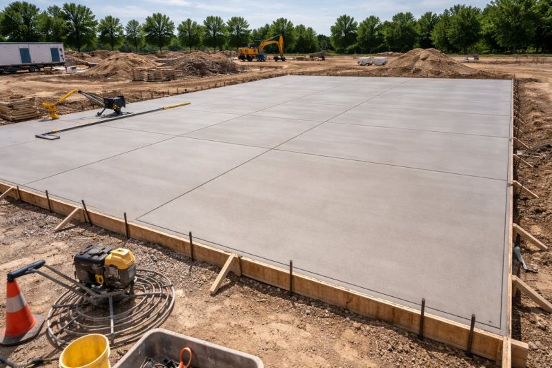 Commercial Slab Construction in Katy, TX