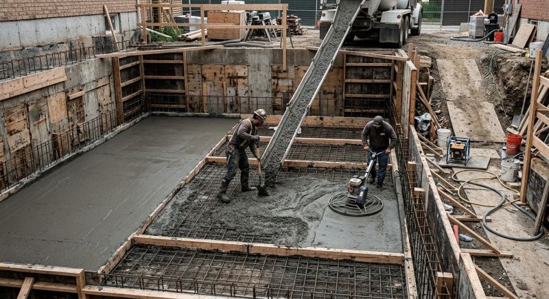 Concrete Basement Pouring in Greenville, SC