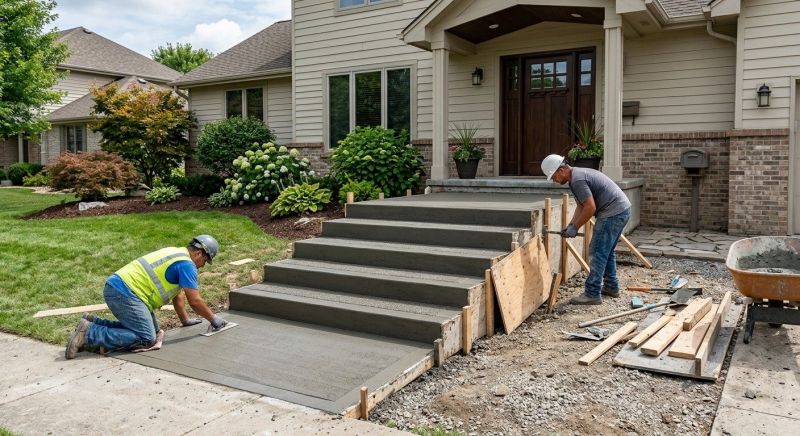 Entryway Stairs Installation in Fort Collins, CO