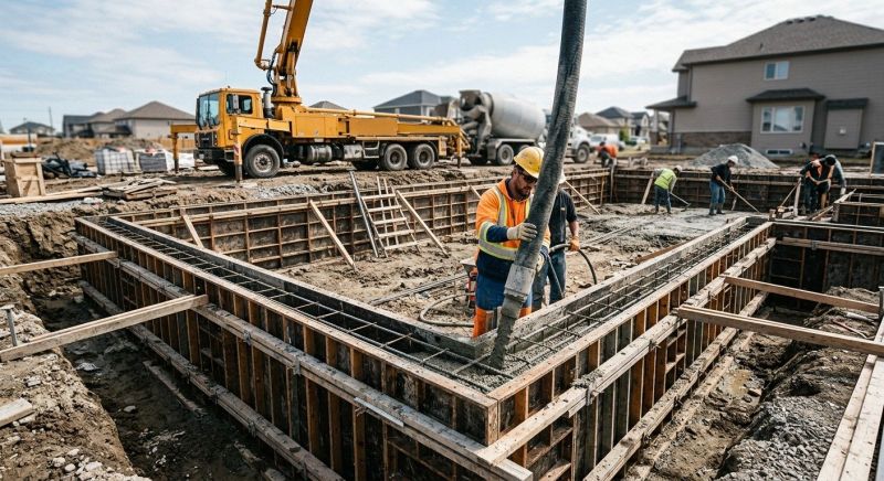 Foundation Wall Pouring in Fredericksburg, VA