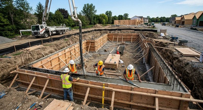 House Foundation Installation in Fredericksburg, VA